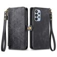 thumbnail image 2 of For Samsung Galaxy A23 5g Geometric Zipper Wallet Side Buckle Leather Phone Case(pink), 2 of 5