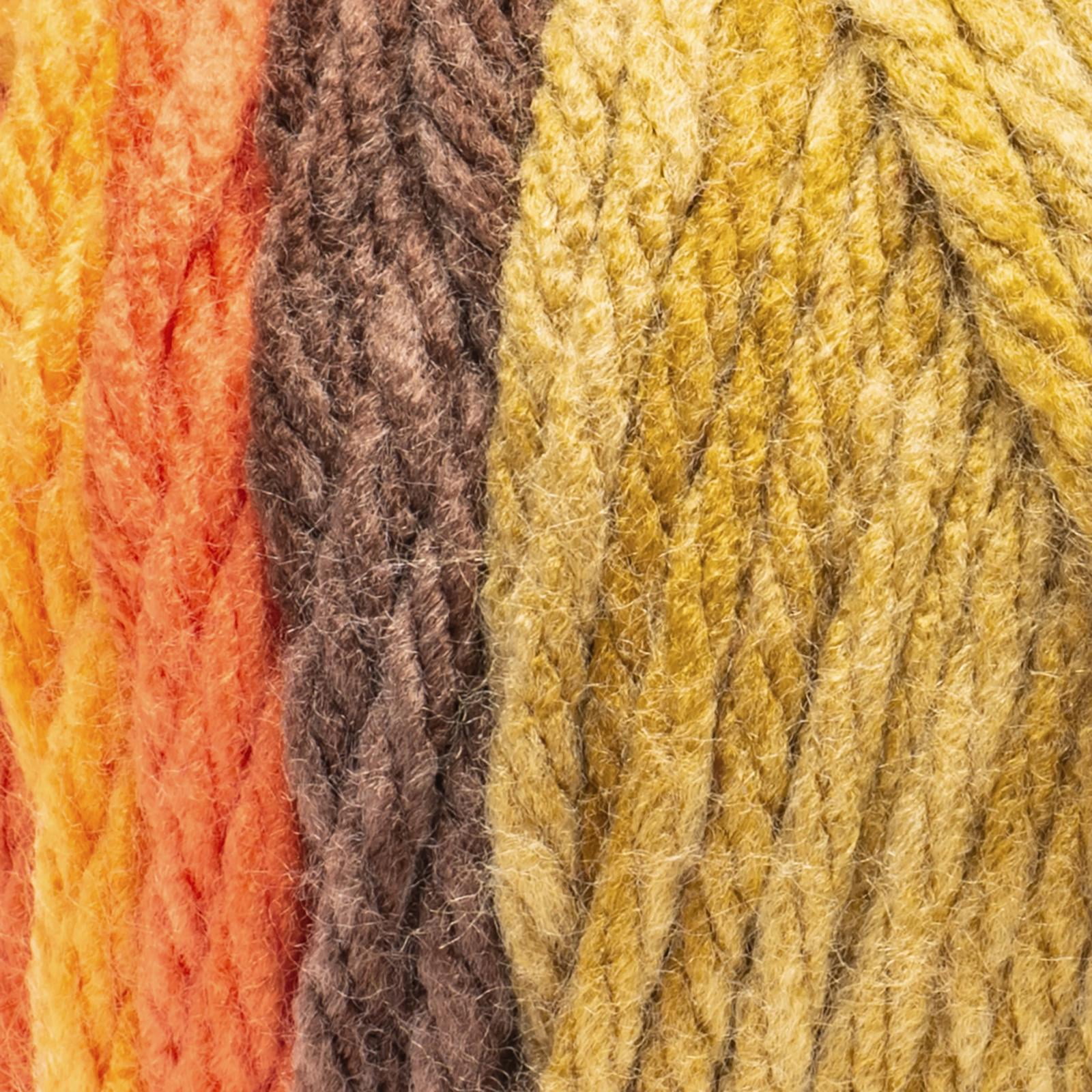 Red Heart® Super Easy™ #6 Super Bulky Acrylic Yarn, Bonfire 7oz/198g 189 Yards (3 Pack)