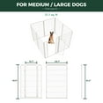 thumbnail image 2 of FXW Homeplus Unleashed Indoor Dog Playpen - Stress-Free and Safe Play, Heavy Duty 45 Inch 8 Panels Dog Pen for Large Dogs, White│Patented, 2 of 6