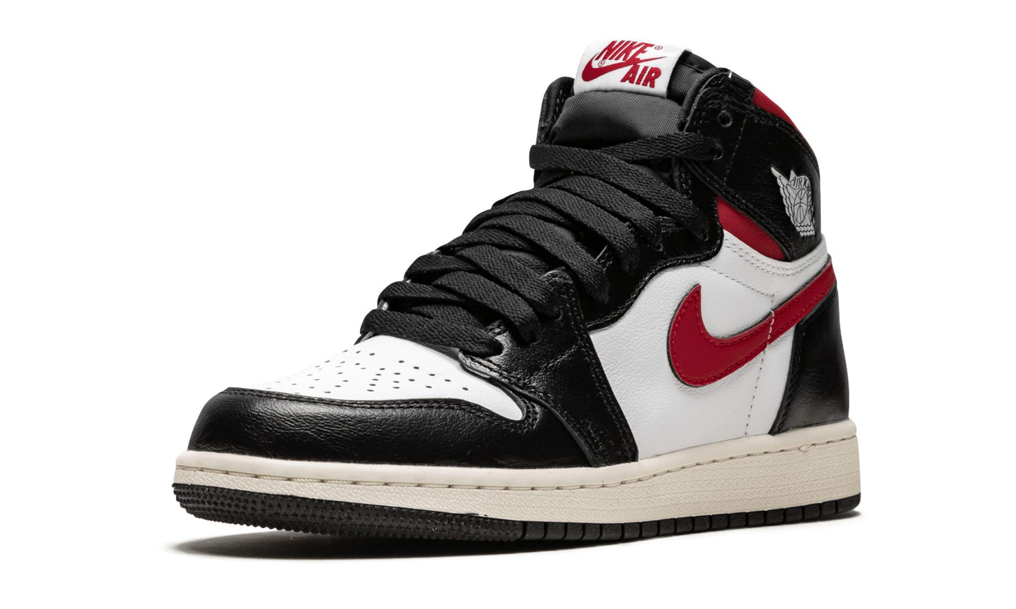 air jordan 1 retro high og black white gym red sail