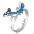 thumbnail image 3 of 2x Anillo Que , Anillo de Humor, Creativo Vintage, Apilable, Decoración de Dedos, Anillo de , Anillo de Apertura para Regalos de Cumpl 2 piezas, 3 of 8