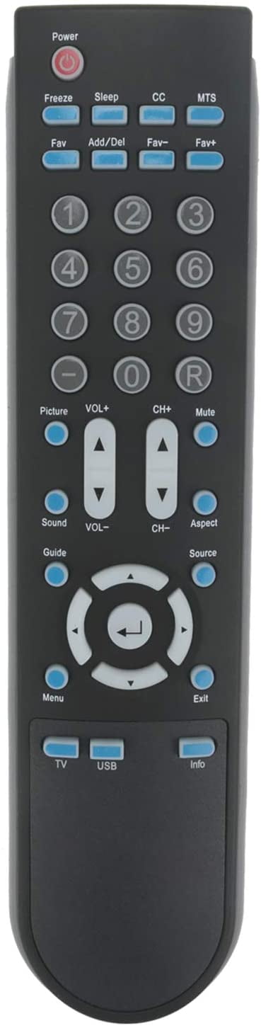 New KR002B002 Remote Control fit for Sceptre TV X405BV-FHD3 X408BV-FHD