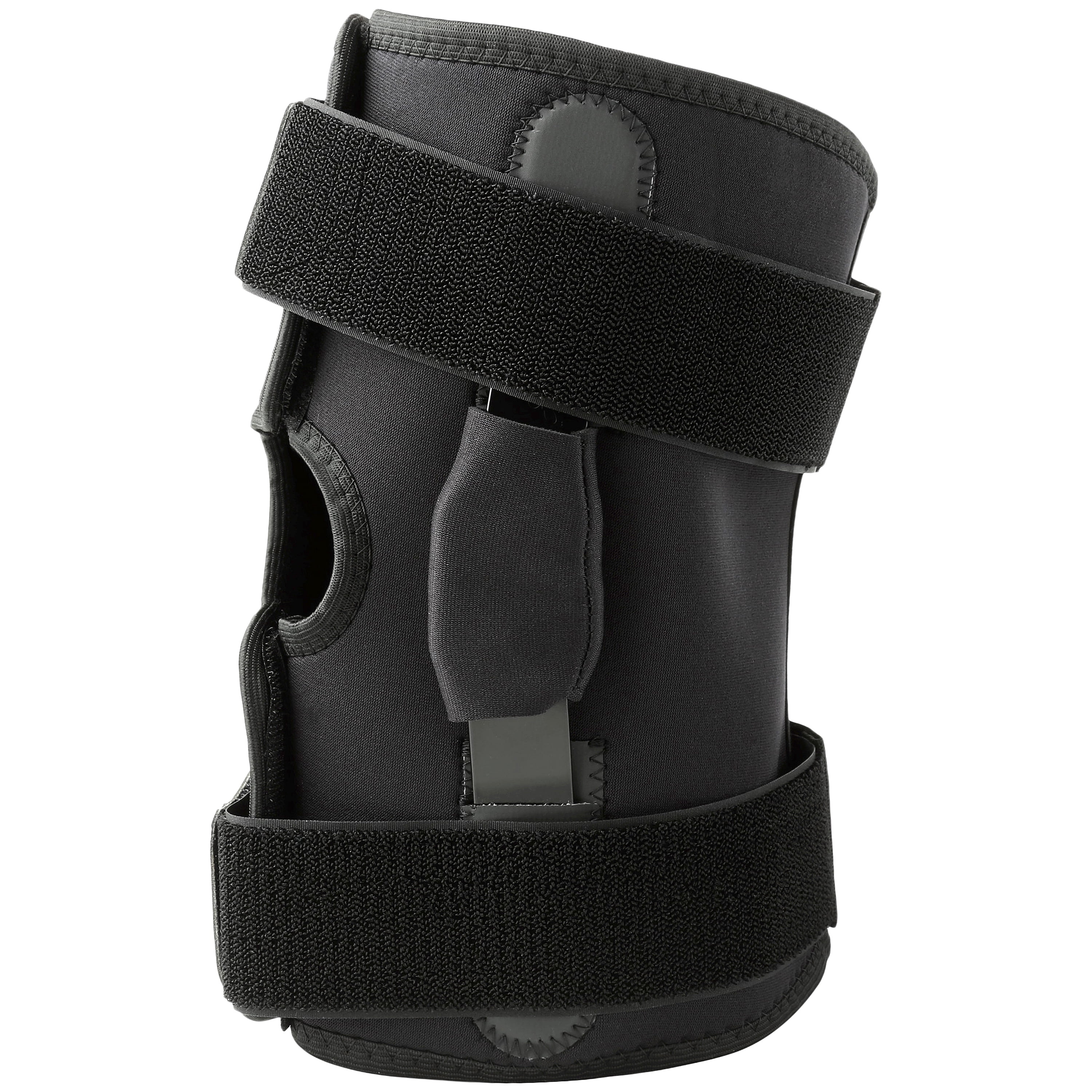 2X Hinged Knee Brace Adjustable Wraparound Open Patella Support Neoprene Medium