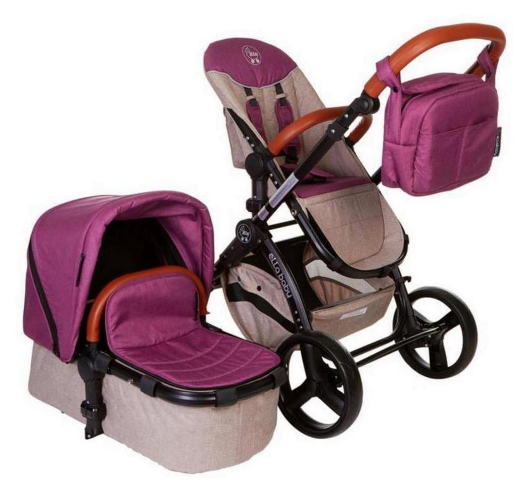 pink deluxe stroller system