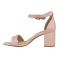 thumbnail image 3 of CL by Laundry Womens Jolly Rhinestone Block Heel Ankle Strap  Dress Sandals, 3 of 5