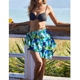thumbnail image 2 of Ekouaer Sarong Wraps for Women Chiffon Beach Swimsuit Coverup Sheer Short Bathing Suit Cover Up Skirt for Swimwear, 2 of 5