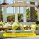 thumbnail image 4 of Sombrilla de patio iPower de 9 pies con inclinación, manivela y tela impermeable, 4 of 7