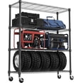 thumbnail image 1 of Storage Shelves Wire Shelving Heavy Duty Metal Storage Shelving Unit Adjustable Garage Shelving Rack Pantry Kitchen, 1 of 6