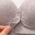 thumbnail image 7 of EliteGoogv Front Closure Bras For Women Wireless Bras For Women Full Coverage Bras For Women Seamless Stylish Pattern Womens Bras Comfort Fit Everyday Bras For Women Grey 2XL, 7 of 7