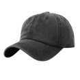 thumbnail image 1 of MesaSe 2PC Unisex Children Casual Solid Baseball Hat Adjustable Washed Baseball Cap, 1 of 6