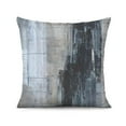 thumbnail image 2 of Blue and Grey Abstract Art Pillow Covers: 16x16 Inch Set of 2, Modern Gallery Decorative - Enhances Cozy Appeal for Bedroom, Sofa, Living Room, 2 of 7