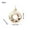 Rose Gold/Bronze/Green/Blue, variant on PuSpu Christmas Tree Topper Star Ornament 4Pcs 8x7cm Rose Gold Bronze Green Blue Plastic Donut Candy Bagel Hanging Decoration Holiday Festive Sparkle Durable Indoor Outdoor Decor