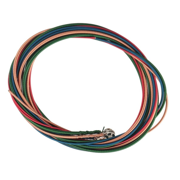 1.16 mm 1.44mm 2.0 mm 2.54 mm Caderas de Bajo, .046-.100 4 Cuerdas Coloridas de Graves Eléctricas Instrumentos para Principiantes, Azul Rosa Rojo Verde Amarillo
