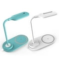 thumbnail image 4 of Graflsoa 10W Fast Wireless Charging Night Light with 3-Level Touch Control, USB Cable Included, White - Eye-Friendly Dimmable Desk Lamp for Smartphones, 4 of 6