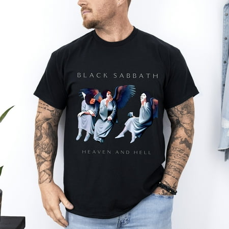 Unisex Short Sleeves Tee Black Sabbath Heaven And Hell for Men and Women S-4XL