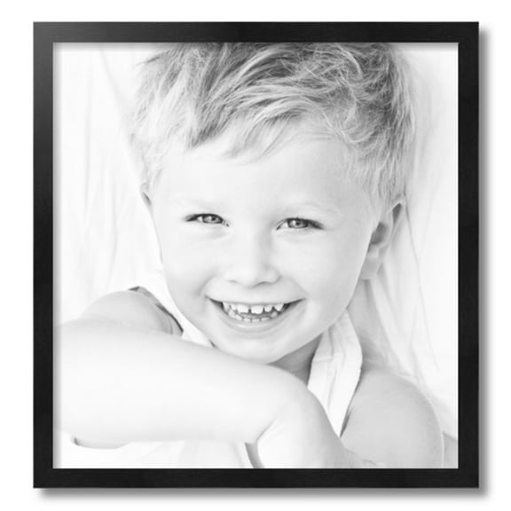 ArtToFrames 20" x 21" Black Picture Frame, 20x21 inch Black Wood Poster Frame (WOM-5141)