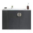 thumbnail image 5 of 30" Home Bathroom Vanity Sink Combo With Two Doors Open Storage Shelf Soft Closing Door Easy Assembly Bathroom Storage Cabinet (29.9 x 18.3 x 19.6in), 5 of 9