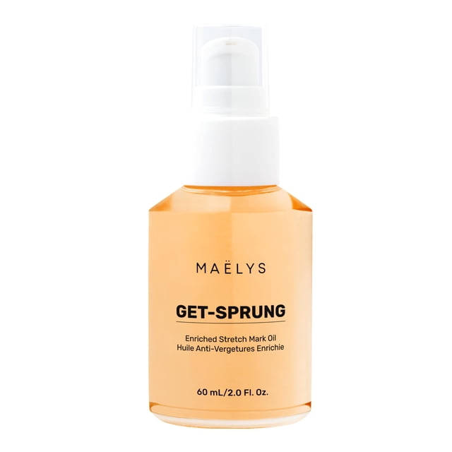 MALYS Cosmetics GET-SPRUNG Aceite enriquecido para estrías - Aceite corporal para estrías - Desvanece la apariencia y reduce la intensidad visible