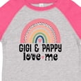 thumbnail image 4 of Inktastic Gigi and Pappy Love Me Grandchild Rainbow Girls Toddler T-Shirt, 4 of 5