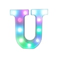thumbnail image 2 of Lumières de Lettres de Marquise à LED Colorées avec Télécommande, Décor de Fête Alphabet Multicolore, Modes de Clignotement Réglables, Alimentées par Batterie et USB pour Décoration de Maison, Mariage, Vacances et Célébration, 2 of 8