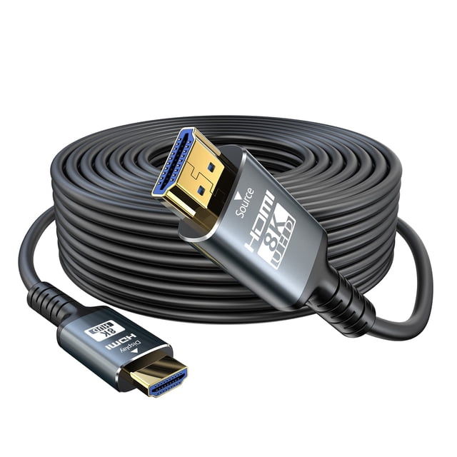 Cable HDMI Eareyesail 8K 2.1 Fiber de 75 pies/23 m con eARC HDR VRR