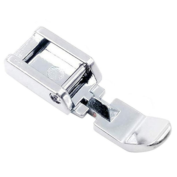 Sewing Machine Press Foot Stainless Steel Zipper Snap On Type Presser