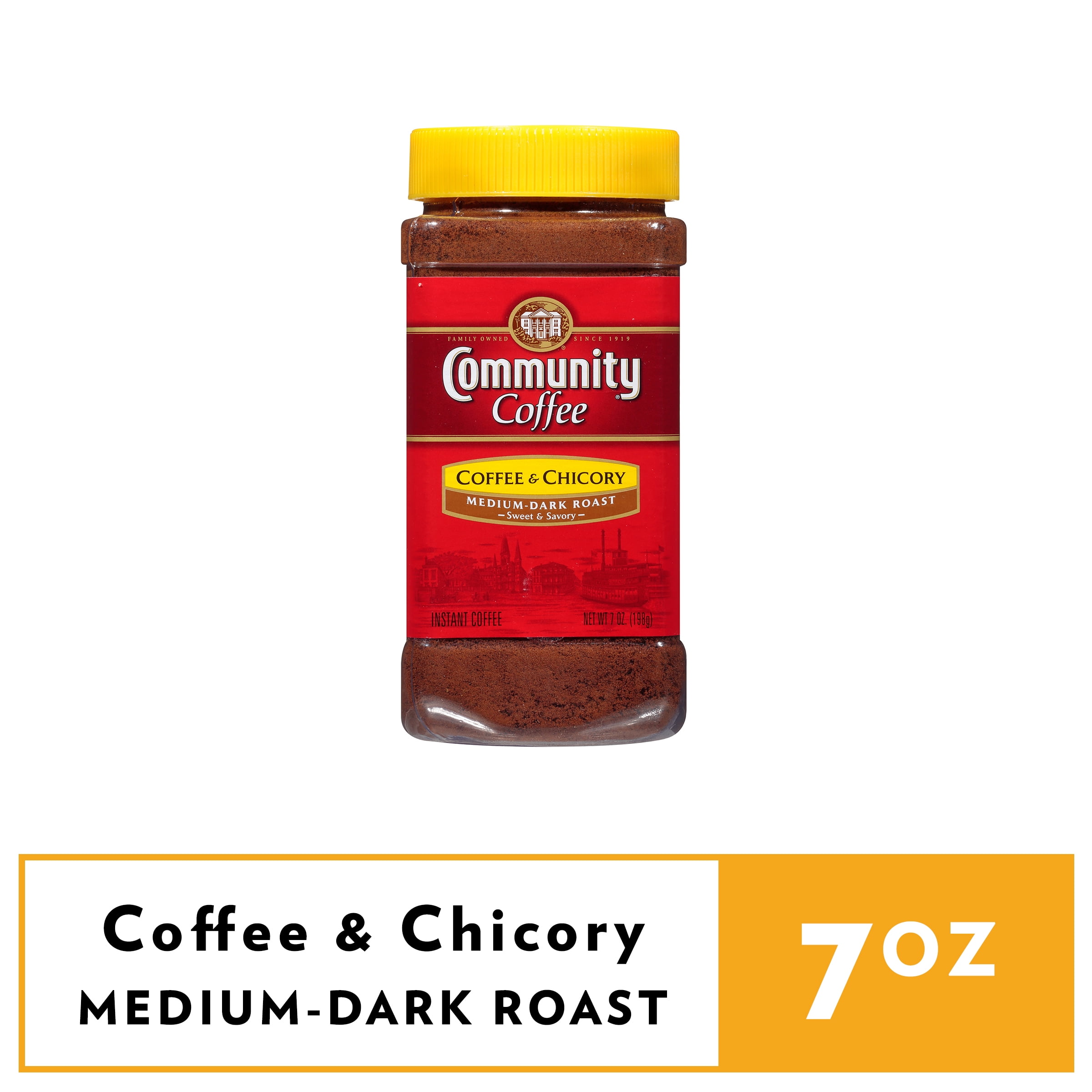 Community® Coffee Coffee & Chicory MediumDark Roast Instant Coffee 7