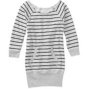 L.E.I. Juniors Striped Tissue Fleece Pullover
