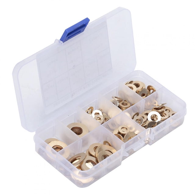 Anillo De Junta 360 Piezas M2 M2.5 M3 M4 M5 M6 M10 Arandela De Latón Metal