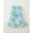 thumbnail image 6 of Infant Girls Clothes Baby Girl Pants Toddler Leggings 3 Pack Flare Baby Pants 3 6 9 12 18 24 Months Bell-bottoms for Girls Floral Pants, 6 of 8