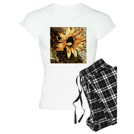 

CafePress - Sunflower Pajamas - Women s Light Pajamas