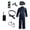 Police, variant on Police Costume for Kids, Role Play Dress-Up Set for 3 - 10 Years Old-Navy Blue