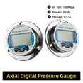 thumbnail image 5 of 0-1000bar Hydraulic Vacuum Digital Pressure Gauge, Axial G 1/4 Male Connector Oil Gas Water Pressure Gauge 4'' Manometer ,Stable Control, 5 of 6
