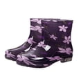 thumbnail image 5 of Tqyyweavej Women's Short Rain Boots Waterproof Non-Slip Versatile PVC Rainboots Lightweight Fashion Outdoor Garden Shoes for Farming Walking, 5 of 7
