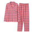 thumbnail image 5 of Conjunto de pijama de manga larga de algodón 100% para mujer de otoño cárdigan fino para personas mayores de mediana edad adecuado para el hogar, 5 of 5