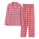 thumbnail image 5 of Conjunto de pijama de manga larga de algodón 100% para mujer de otoño cárdigan fino para personas mayores de mediana edad adecuado para el hogar, 5 of 5