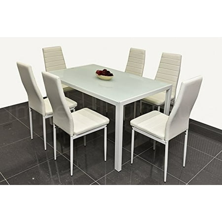 rectangular chairs breakfast dining piece metal glass furniture side kitchen table dialog displays option button additional opens zoom