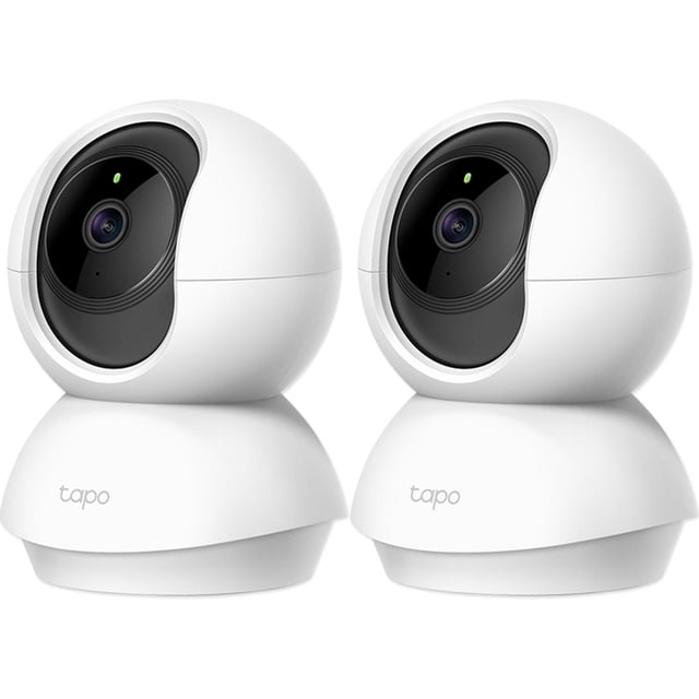 Kit de 2 Camaras de Vigilancia TP-LINK TAPO C200 1080p FHD 2.4GHz 150Mbps Blanco