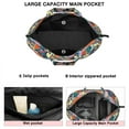 thumbnail image 3 of Pioneer Flower Floral Print Pattern Travel Tote Bags for Women Carry On,Large Weekender Bags for Women Travel,Multi Functional Duffle Bag for Work,Shopping,Sports, 3 of 5