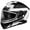 ATLAS - Matte White/Black, variant on Castle X, 36-14078, Adult Full Face Helmet - Dual Lens Shield - DOT Approved - CX390 - SOLID - Matte Black, X-Large