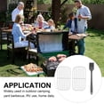 thumbnail image 4 of Barbeque Wire Mesh Net Grill Grid, Portable Stainless Steel Reusable Compact 2pcs Durable Grill BBQ Accessories  for Outdoor Camping for Home Daily, 4 of 8