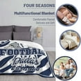 thumbnail image 4 of Dallas Football Lovers Flannel Blanket, Blue Plush Travel Blanket, Team Color Soft Fleece Throw Blanket 50"x60", 4 of 6