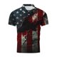 thumbnail image 5 of Blusa y camisa de manga corta con cuello vuelto para hombre, estilo casual, de moda, de manga corta, con botones estampados y cuello vuelto, blusa de poliéster para hombre., 5 of 5
