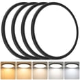 thumbnail image 1 of Brightever Black LED Flush Mount Ceiling Light Fixture, 12 Inch 24W, Super Slim 0.67 Inch 3200LM LED Ceiling Lights, Dimmable & 2, 1 of 7