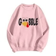 thumbnail image 4 of AWZXDE Men's Graphic Print Pullover Sweatshirt, Casual Letter Pattern Crewneck, Soft Long Sleeve Shirt Pink,XXL, 4 of 4