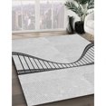 thumbnail image 3 of Ahgly Company Machine Washable Indoor Square Transitional Platinum Gray Area Rugs, 6' Square, 3 of 7