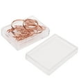 thumbnail image 4 of Drôle de Planificateur Clips, 100Pcs Anti-Rouille Mignon Presse-Papiers Processus de Galvanoplastie pour la Maison en Forme d'Anneaux, 4 of 8
