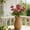 realistic silk flower arrangement Under $5 a6, variant on Vacemry Artificial Hyacinth And Crabapple Flower Bouquet, Realistic Silk Faux Floral Arrangement In Vase, For Wedding Centerpiece Home Decor Office Reception Table Decorations