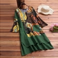 thumbnail image 1 of LSLJS Robe Longue pour Femmes, Mode, Sans Manches, Taille Mi-Haute, Col en V, Imprimée, Ajustée, de Plage, avec Poches, Robe pour Femmes Grande Taille, Cadeaux pour Femmes, 1 of 3