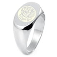 thumbnail image 1 of Sterling Silver Retro I Love You to the Moon and Back Engraved Oval Flat Top Polished Ring, 1 of 1